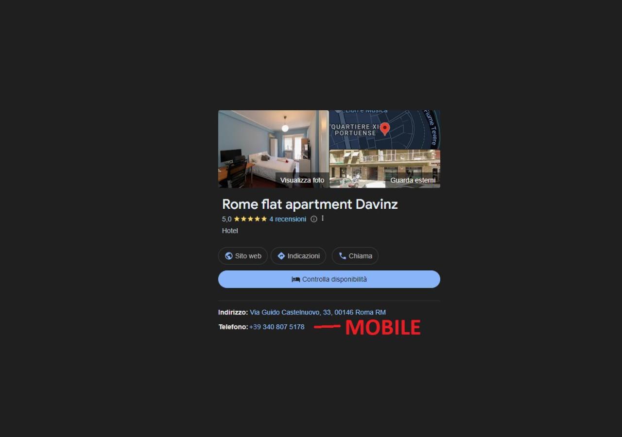 Rome Flat Apartment Davinz 外观 照片
